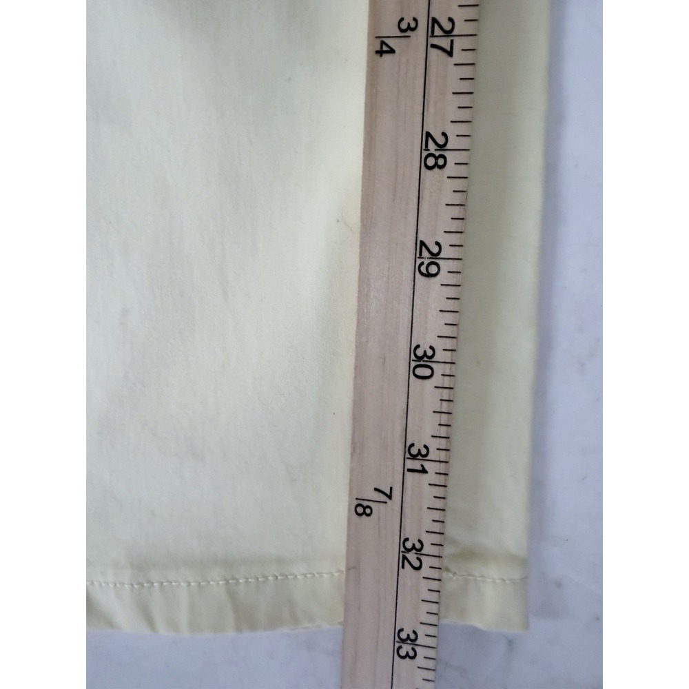 NWT J McLAUGHLIN Parker Mens Pants Size 40 X 33‎ Pale Yellow Chino - Picture 8 of 12
